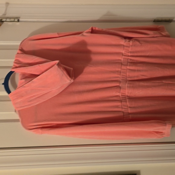 JUICY COUTURE WOMENS JUNIOR PINK LONG SLEEVE VELVETEEN HOOD JUMP SUIT SIZE LARGE - Picture 15 of 16